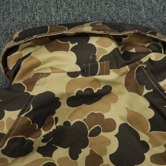 VINTAGE Columbia‎ Jacket Mens Large Brown Green Frog Camo Hunting Gore GTX - Picture 7 of 13